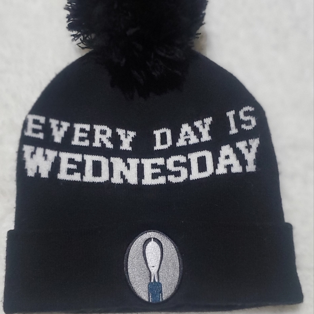 "Every Day is Wednesday" Addams Toque for Sale
